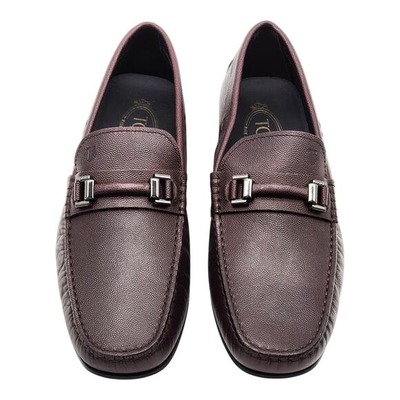 Tod’s Gommino Driving Men’s Leather Loafers Brown UK 9 US 10.5 - New $695 - Picture 4 of 7